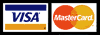 We accept the following credit cards: Visa and Mastercard